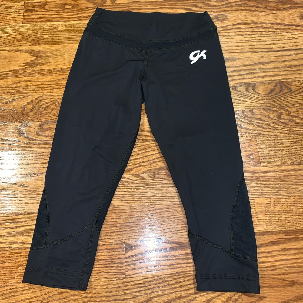 Girls GK Black Capri Pants